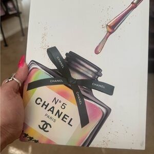 CHANEL No. 5 Canvas Rainbow Perfume Art